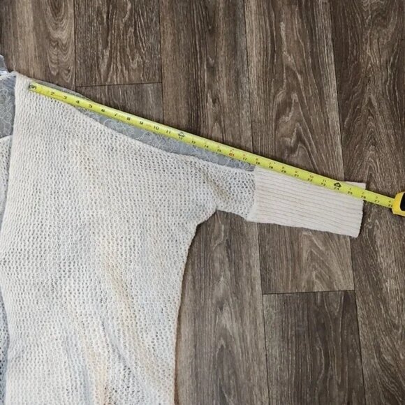 Free People Peakaboo Lace Wool Oversized Open Cardigan - Picture 8 of 8